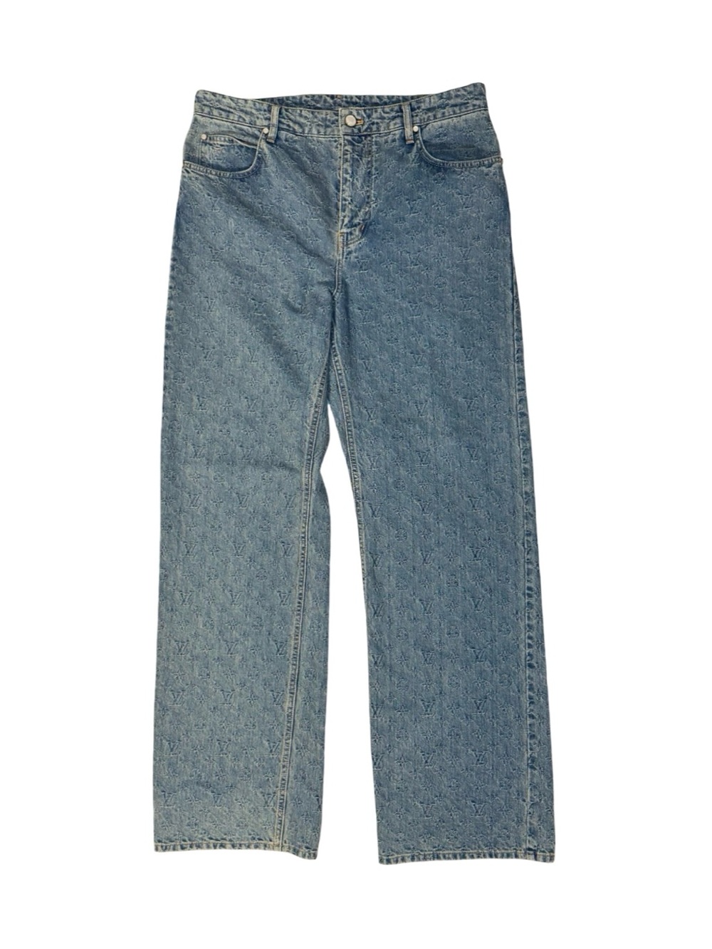 LOUIS VUITTON MONOGRAM SKATE FIT DENIM PANTS